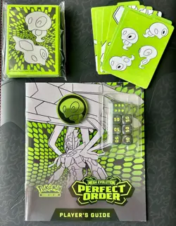 Perfect Order ETB Card Sleeves, dice, dividers, coins & Guide Pokemon TCG New - Image 1