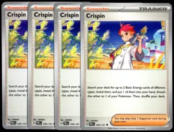 Pokemon TCG 4x Crispin 105/131 2025 Prismatic Evolutions Playset - NM/LP - Image 1