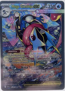 Mega Greninja EX 116/086 CR1 Secret Rare Holo Full Art Pokemon TCG English - Image 1