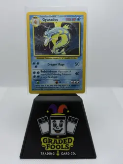 Pokemon TCG Gyarados Base Set Holo Rare 6/102 Unlimited English 1999 LP - Image 1