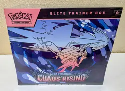 Pokemon Chaos Rising Elite Trainer Box Sealed ETB + Booster Bundle + 4 Packs!!! - Image 2