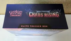 Pokemon Chaos Rising Elite Trainer Box Sealed ETB + Booster Bundle + 4 Packs!!! - Image 4