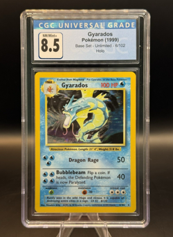 1999 Pokemon Gyarados 6/102 Base Set Holo CGC 8.5 English - Image 1