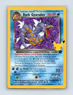 Dark Gyarados 82/82 Celebrations: Classic Collection Pokemon NM - Image 1