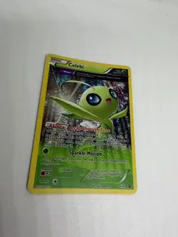 Pokemon TCG Celebi XY93 XY Promo Holo English Basic HP 70 Θ Stop - Image 2