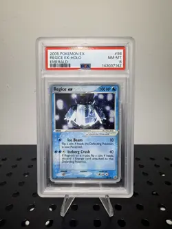 Pokemon EX: Emerald Regice ex #98/106 Holo PSA 8 NM-Mint - Image 1