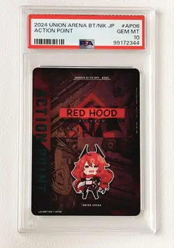 [PSA10] mc26 Psa10 Ap Card Nicke Red Hood Union Arena - Image 1