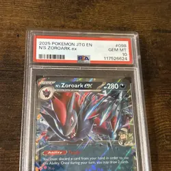 Pokemon SV Journey Together N’s Zoroark ex 098/159 PSA 10 - Image 2