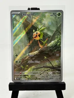 Chespin 087/086 - Mega Evolution: Chaos Rising - Pokemon TCG Illustration Rare - Image 1