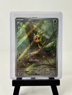 Chespin 087/086 - Mega Evolution: Chaos Rising - Pokemon TCG Illustration Rare - Image 3