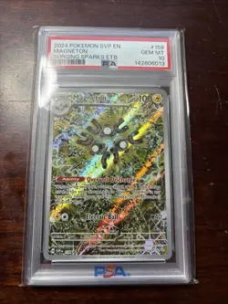 Pokemon Magneton Full Art Promo S&V Surging Sparks ETB SVP159 PSA 10 Gem Mint - Image 1
