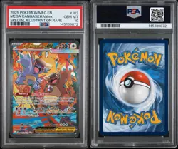 2025 Pokemon Meg En Mega Kangaskhan ex #182 Special Illustration Rare PSA 10 - Image 3
