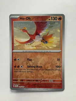Pokemon Ho-Oh 019/191 SV08 Surging Sparks Reverse Holo - Image 1
