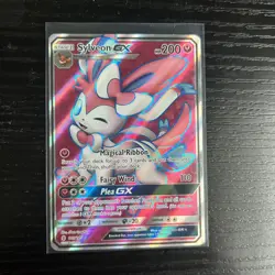 Pokemon Sylveon GX 140/145 SM-Guardians Rising Ultra Rare Full Art Holo 200 HP - Image 1