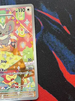Pokemon TCG Cinccino Illustration Rare Full Art Holo SV05 183/162 NM MINT 10 - Image 4