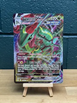 Pokemon Evolving Skies Rayquaza VMAX 111/203 JUMBO OVERSIZED M/NM - Image 1