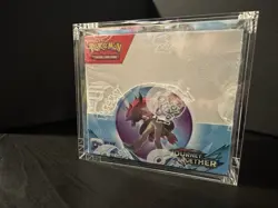 Pokemon TCG Scarlet & Violet - Journey Together Enhanced Booster Box In Acrylic - Image 1