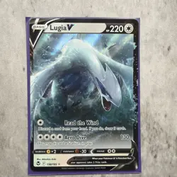 Lugia V 138/195 Silver Tempest Sword & Shield Pokemon 2022 NM - Image 1