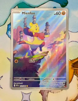 Mienfoo Illustration Rare 133/086 Full Art Pokemon TCG White Flare Mint/NM - Image 1
