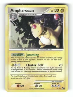 Ampharos - 1/17 - POP Series 7 - Pokemon - Rare - LP - Image 1