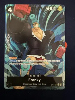 OP10-090 Franky Parallel ALT ART - One Piece TCG - Royal Blood English NM/M - Image 1