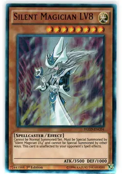 Silent Magician LV8 - YGLD-ENC04 - Ultra Rare - 1st Edition - Moderately Played - Image 1
