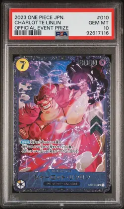 PSA 10 GEM Charlotte Linlin Flagship Top Prize ST07-010 2023 One Piece JP - Image 1