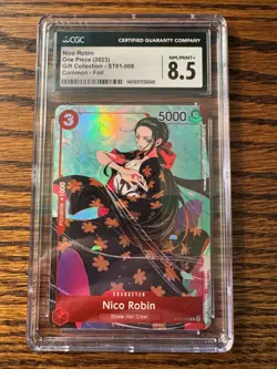 Nico Robin One Piece (2023) Gift Collection ST01-008 Common Foil CGC 8.5 - Image 1
