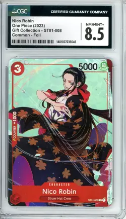 Nico Robin One Piece (2023) Gift Collection ST01-008 Common Foil CGC 8.5 - Image 2
