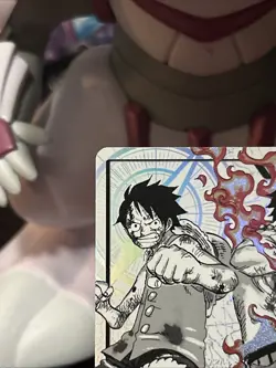 ST30-001 - Luffy & Ace Leader (Alternate Art Parallel - Black/White) - Near Mint - Image 2