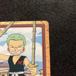 Excellent Condition One Piece Carddass Hyper Battle 1999 C08 Zoro - Image 4