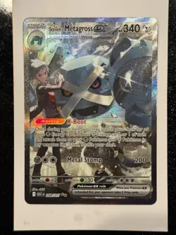 Pokemon TCG Ascended Heroes Steven's Metagross Ex 289 Special Illustration Rare - Image 1