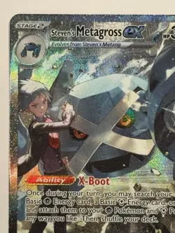 Pokemon TCG Ascended Heroes Steven's Metagross Ex 289 Special Illustration Rare - Image 2
