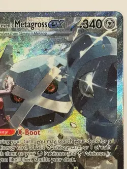 Pokemon TCG Ascended Heroes Steven's Metagross Ex 289 Special Illustration Rare - Image 3