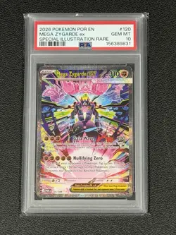 2026 POKEMON POR EN-PERFECT ORDER SIR #120 MEGA ZYGARDE EX PSA 10 🔥 - Image 1