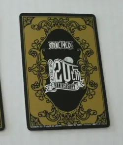 ONE PIECE 20TH ANNIVERSARY SPECIAL PREMIUM LIMITED CARD PRISM CARTE 2 JAPAN MINT - Image 2