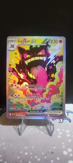Gengar EX Custom Card Fan Art DIY Full Art SIR - Image 1