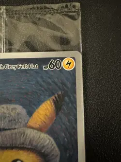 Pokemon x Van Gogh: Pikachu with Grey Felt Hat - 085 Promo Card - Sealed - Image 3