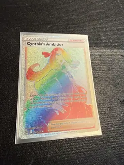 Pokemon TCG Foil Trainer Card Lot Ball Guy Cynthia Lance Zisu - Image 2