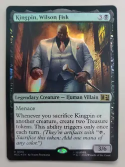 MTG Kingpin, Wilson Fisk Commander: Marvel Super Heroes Foil Rare - Image 1