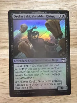 MTG, Oroku Saki, Shredder Rising FOIL Teenage Mutant Ninja Turtles - Image 1