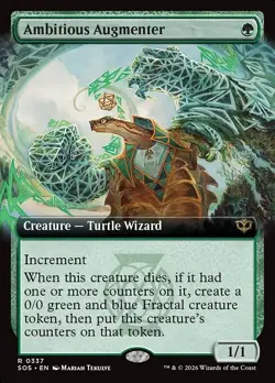 Ambitious Augmenter Extended Art Rare 337 SOS Secrets of Strixhaven MTG - Image 1
