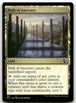 Path of Ancestry #178 (NM) Midnight Hunt MIC Magic MTG - Image 1