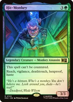 MTG Commander Marvel Super Heroes MSC Hit-Monkey 0723 Foil - Image 1