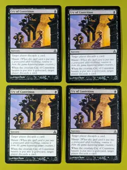 Cry of Contrition x4 Guildpact 4x Playset Magic the Gathering MTG - Image 1