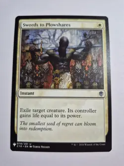 Magic the Gathering MTG - Swords to Plowshares - Mystery Booster - NM - Image 1