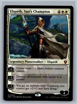 Magic MTG Commander Murders at Karlov Manor Elspeth, Sun's Champion #0062 TCG - Image 1