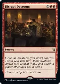 Disrupt Decorum Commander Legends: Battle for Baldur's Gate 789 Regular - Image 1