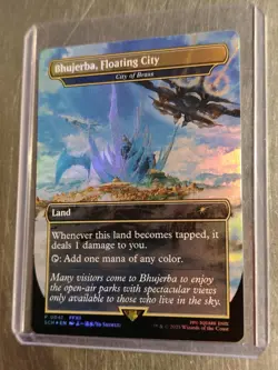 Magic MTG Promo Card Final Fantasy Bhujerba Floating City P-0041 Foil Mint Eng - Image 2