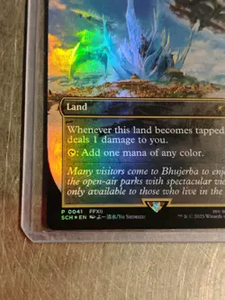 Magic MTG Promo Card Final Fantasy Bhujerba Floating City P-0041 Foil Mint Eng - Image 3